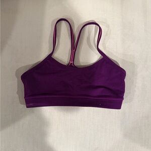 lululemon athletica Purple Double-Strap Seamless Sports Bra